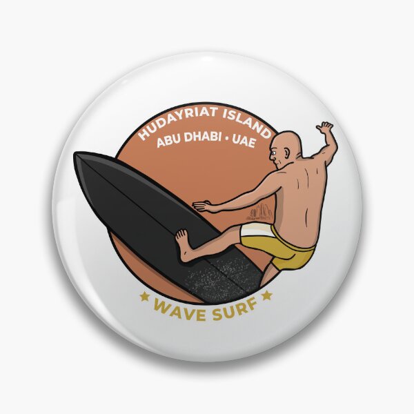 Item preview, Hudayriat Island Abu Dhabi UAE Modern Wave Surf designed and sold by shopdiego.