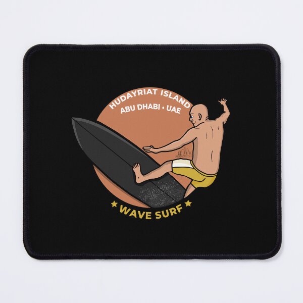 Item preview, Hudayriat Island Abu Dhabi UAE Modern Wave Surf designed and sold by shopdiego.