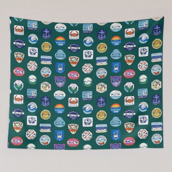 Item preview, Ocean City New Jersey Beach Tags designed and sold by Elizabeth Weglein.