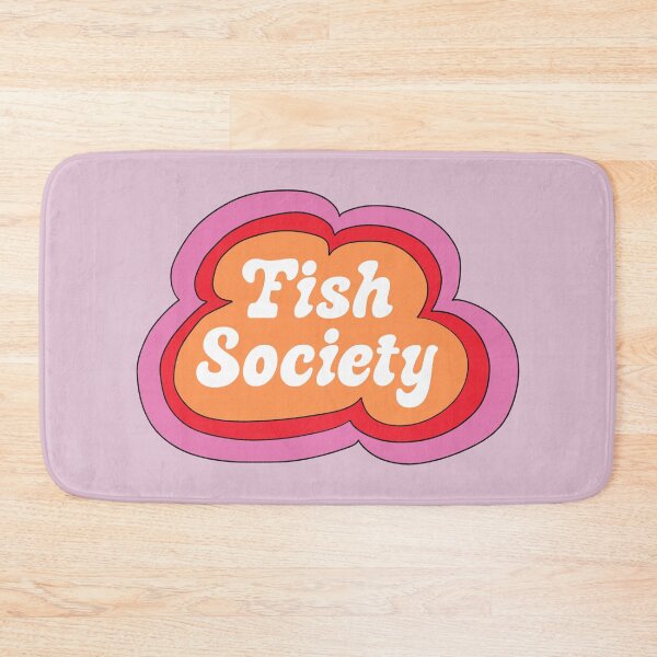 Item preview, Fish Society (Orange on Purple) designed and sold by yellowflowerhut.