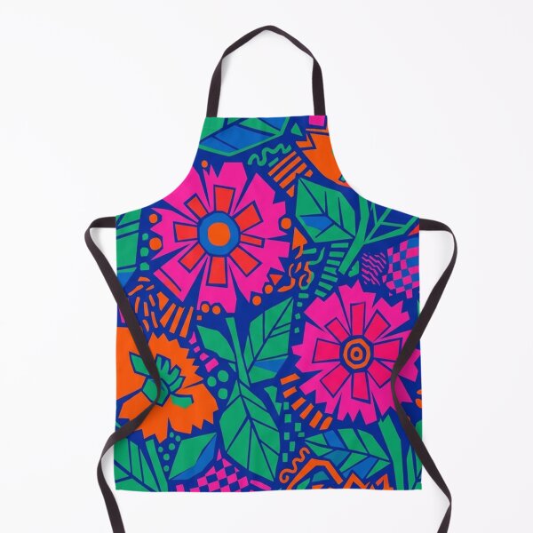 Item preview, Vibrant Neon Floral Pattern Geometric Bloomed Flowers designed and sold by Owcomm.