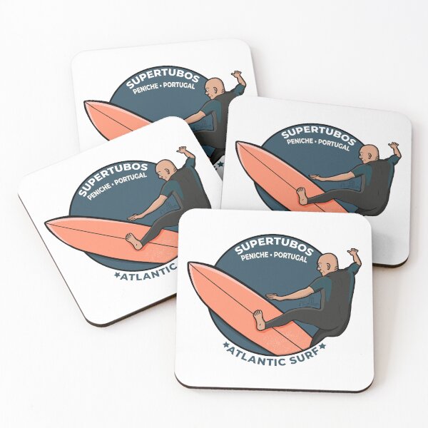 Item preview, Supertubos Peniche Portugal Atlantic Surf Retro designed and sold by shopdiego.