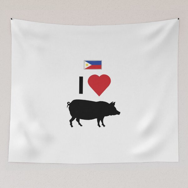 Item preview, I love Lechon - Funny Filipino Design Pork designed and sold by mjdragonfly.