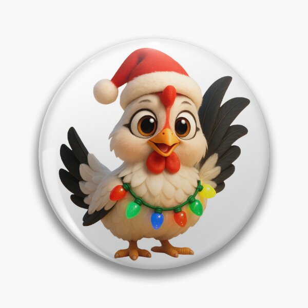 Item preview, Christmas Japanese Bantam Chicken designed and sold by Sillytoe.