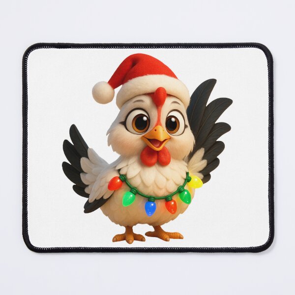Item preview, Christmas Japanese Bantam Chicken designed and sold by Sillytoe.