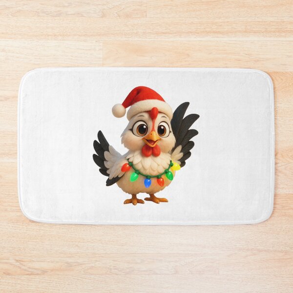 Item preview, Christmas Japanese Bantam Chicken designed and sold by Sillytoe.