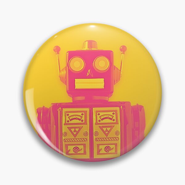 Item preview, Colorful Mid Century Modern Retro Robot Pop Art designed and sold by Volt Junkies.