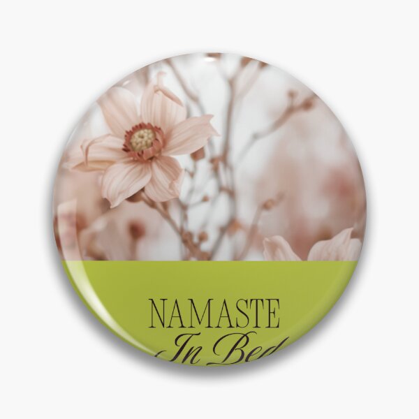 Item preview, Namaste In Bed - Yoga Lover Funny Gift Tee designed and sold by RedRubyBubble.