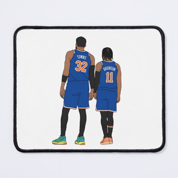 Item preview, Karl-Anthony Towns and Jalen Brunson designed and sold by Hoops and Movie Sticks.