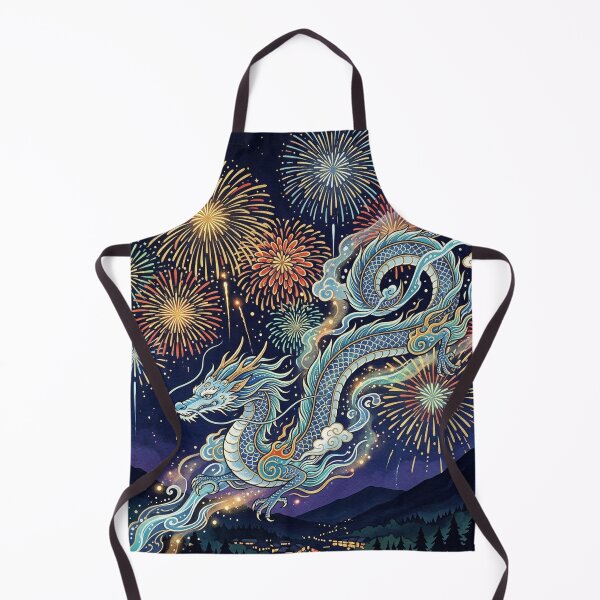 Item preview, Japanese Water Dragon (Ryu) & Summer Hanabi Fireworks designed and sold by Hikariha Studio.
