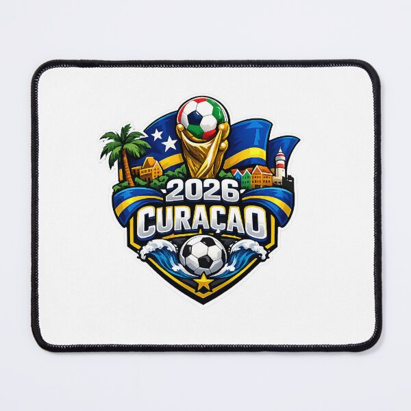 Item preview, Curaçao Blue Wave 2026 Caribbean Football Spirit designed and sold by vangelinegre.