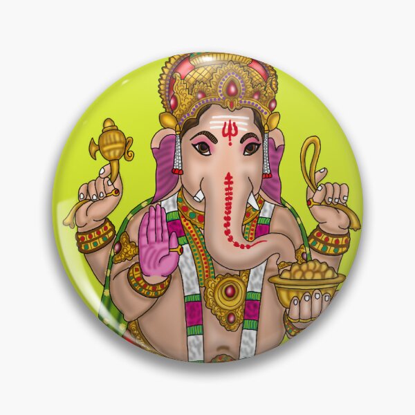Artikelvorschau, Kunstwerk von Lord Ganesha | Digitale Illustration des heiligen Hindu-Gottes entworfen und verkauft von Harshit_Digital_Arts.