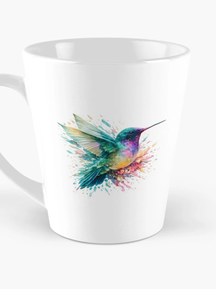 Thumbnail 3 of 4, Coffee Mug, Exploding Hummingbird designed and sold by scicilysimonee.