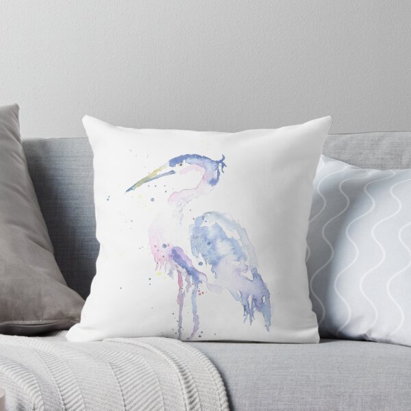 Item preview, Watercolor Heron designed and sold by MABArtStudio.