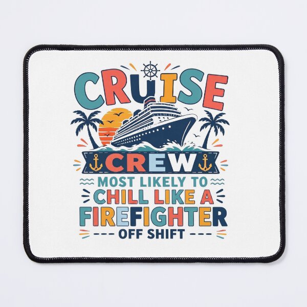 Item preview, Most Likely to Chill Like a Firefighter Off Shift – Funny Family Cruise Crew Matching – Firefighter Vacation designed and sold by Winarrts.