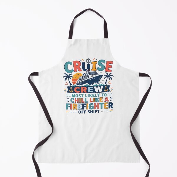 Item preview, Most Likely to Chill Like a Firefighter Off Shift – Funny Family Cruise Crew Matching – Firefighter Vacation  designed and sold by Winarrts.