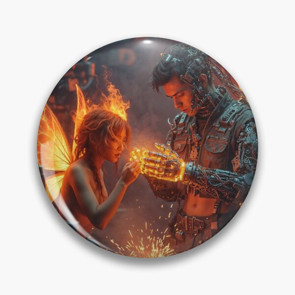 Item preview, Ember Orange Cyberpunk Mechanic Fairy designed and sold by Brakia7.