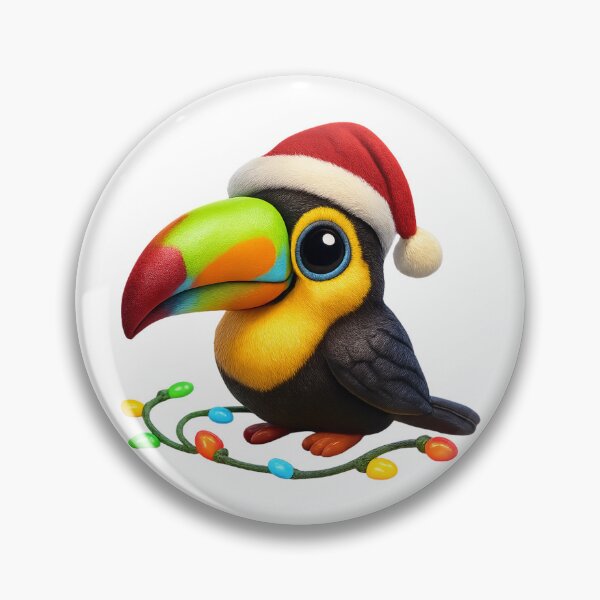 Item preview, Christmas Keel-Billed Toucan designed and sold by Sillytoe.
