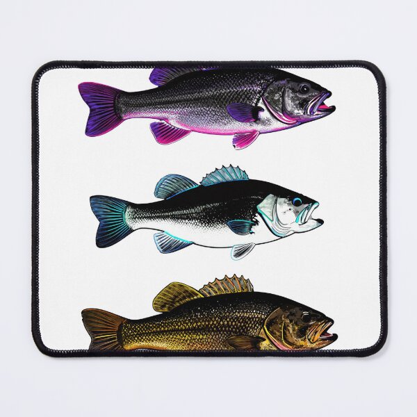 Item preview, Colorful Largemouth Bass Fishing Shirt designed and sold by KRV Designs.