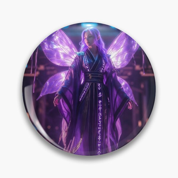 Item preview, Violet Cyberpunk Psychic Fairy designed and sold by Brakia7.