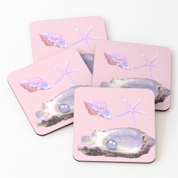Item preview, Pastel Pearl Oyster Shell Dreamy |Ocean Aesthetic designed and sold by Rawafi Art Studio.