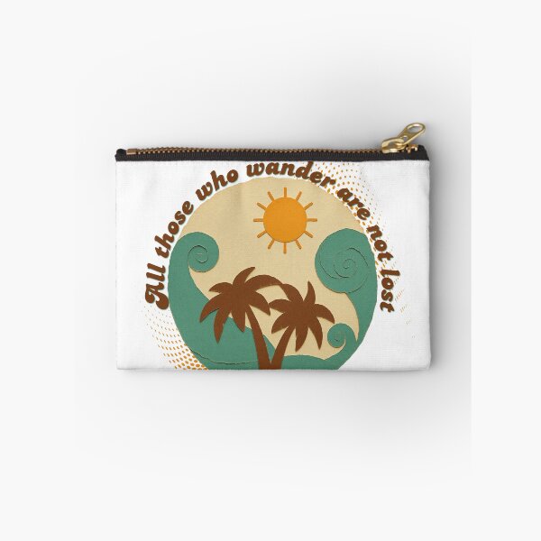 Item preview, All Those Who Wander Are Not Lost — Boho Palm Tree Sun Retro T-Shirt designed and sold by DonnaRaine.
