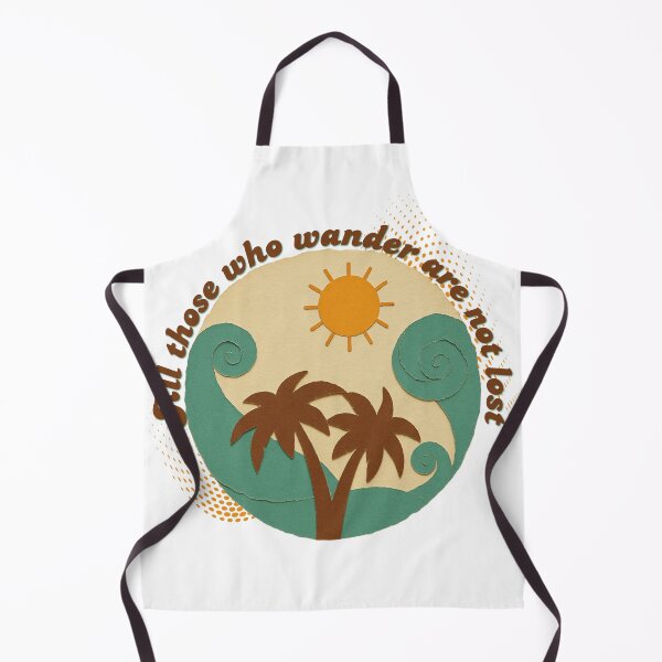 Item preview, All Those Who Wander Are Not Lost — Boho Palm Tree Sun Retro T-Shirt designed and sold by DonnaRaine.