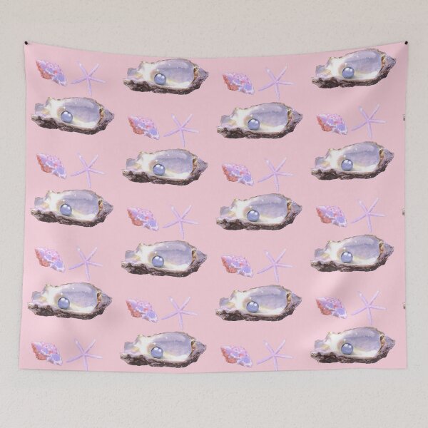 Item preview, Pastel Pearl Oyster Shell Dreamy |Ocean Aesthetic designed and sold by Rawafi Art Studio.