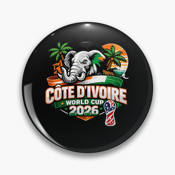Item preview, Ivory Coast Soccer Supporter Design designed and sold by margaretnick.