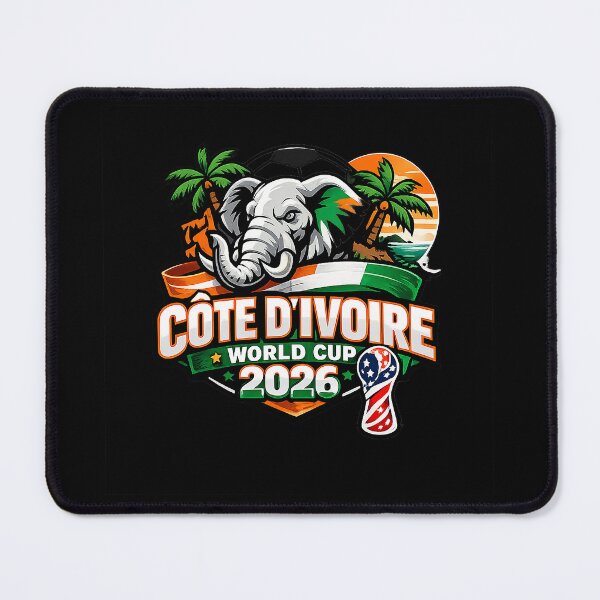 Item preview, Ivory Coast Soccer Supporter Design designed and sold by margaretnick.