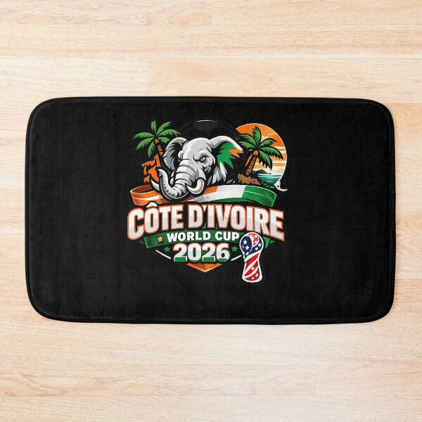 Item preview, Ivory Coast Soccer Supporter Design designed and sold by margaretnick.