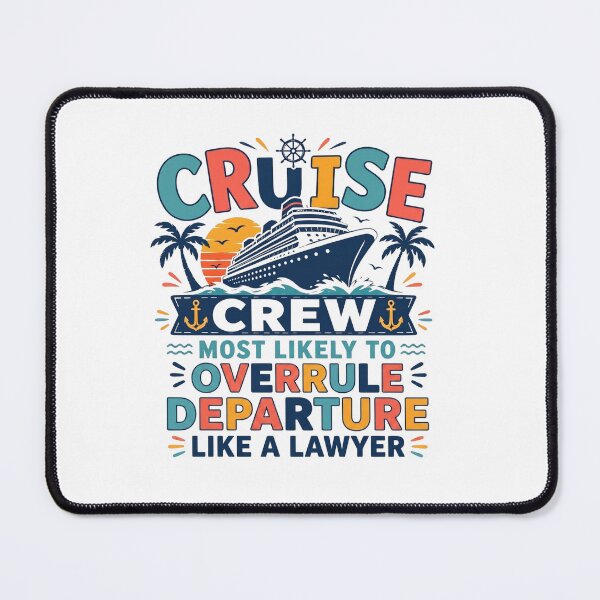 Item preview, Most Likely to Overrule Departure Like a Lawyer – Funny Family Cruise Crew Matching – Lawyer Vacation  designed and sold by Winarrts.