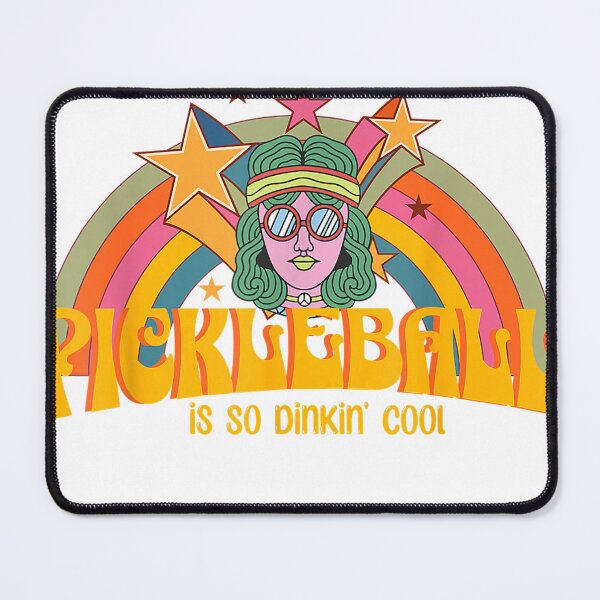 Item preview, Hippie Pickleball For 1970's Groovy Retro Pickleball Players T-Shirt designed and sold by ‘Nothing Scares Me’ Store.