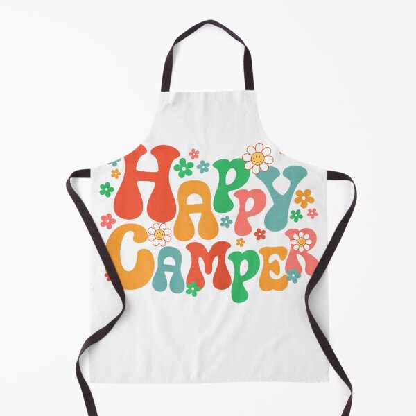 Item preview, Happy Camper Retro Summer Camp Camping Trip Women's Girls T-Shirt designed and sold by JJLetterDesigns.