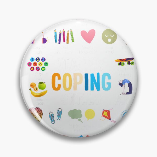 Item preview, Healthy Coping Skills Counselor Mental Health Awareness T-Shirt designed and sold by Voila-creative.
