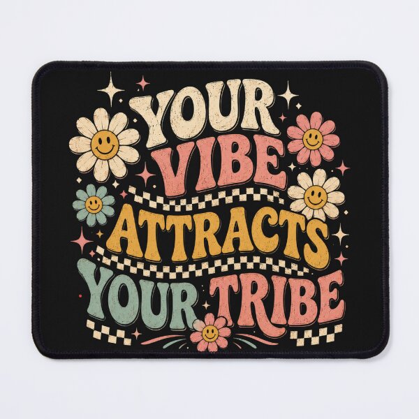 Item preview, Your Vibe Attracts Your Tribe designed and sold by INKRebelGraphic.