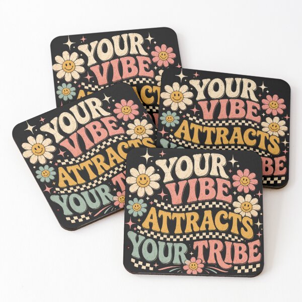 Item preview, Your Vibe Attracts Your Tribe designed and sold by INKRebelGraphic.