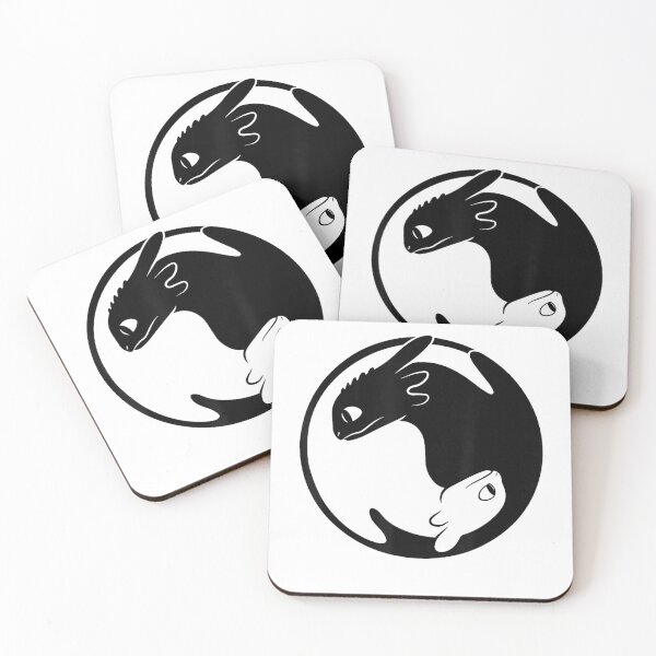 Item preview, How to Train Your Dragon 3 Dragon Yin Yang T-Shirt designed and sold by DArtfulStudio.