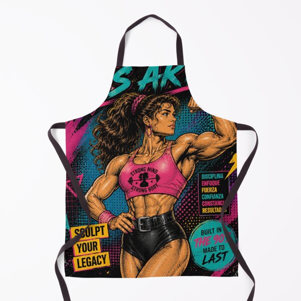 Item preview, Muscle is Art Goddess Fitness Retro Comic designed and sold by JonelleTshirts.