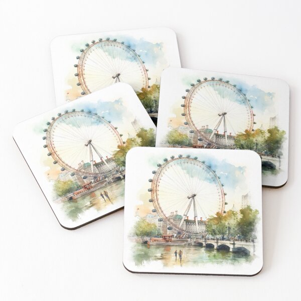 Item preview, London Eye Riverside View designed and sold by MarlonOspinaStore.