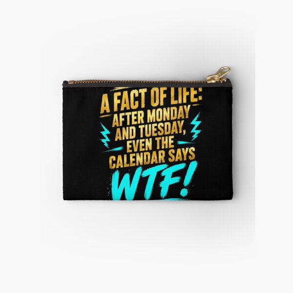 Item preview, After Tuesday Even The Calendar Says WTF Shirt, Funny Work Humor Shirt, Sarcastic Gift, Dark Humor Tee, Office Humor Shirt designed and sold by LumeLush.