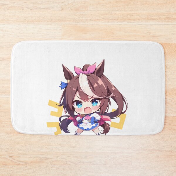Item preview, Tokai Teio Uma Musume Pretty Derby Chibi Angry Horse Girl designed and sold by 108Recordings.