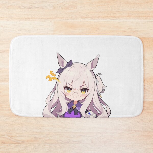 Item preview, Biwa Hayahide Uma Musume Pretty Derby Chibi Angry Glasses designed and sold by 108Recordings.
