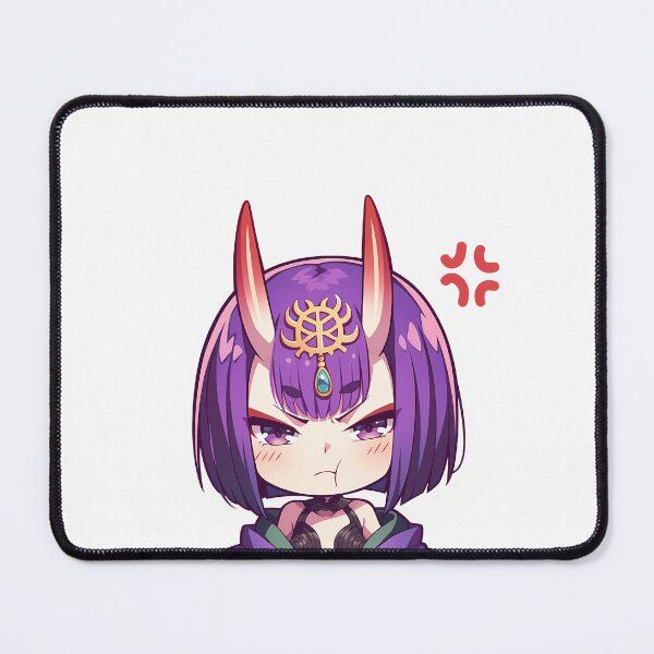 Item preview, Shuten Douji Fate Grand Order Chibi Purple Bunny Ears designed and sold by 108Recordings.