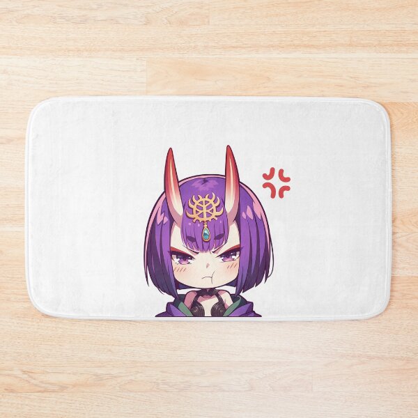 Item preview, Shuten Douji Fate Grand Order Chibi Purple Bunny Ears designed and sold by 108Recordings.