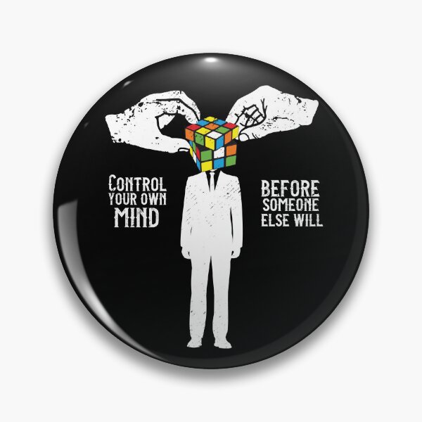 Item preview, Control Your Own Mind Rubik's Cube Pop Culture designed and sold by AHobbyAJob.