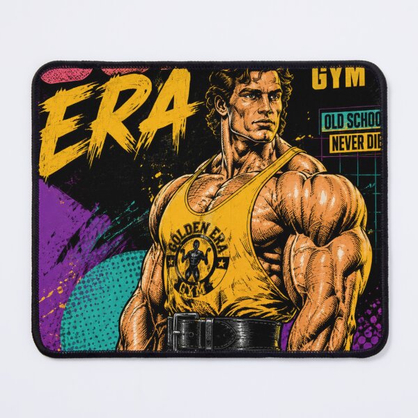 Item preview, Golden Age Gym Bodybuilding Retro Comic designed and sold by JonelleTshirts.