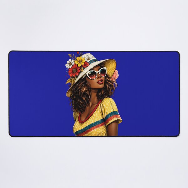 Item preview, Summer Queen Floral Hat Graphic Art designed and sold by digitalbob60.