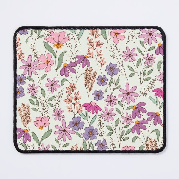Item preview, Wildflower Field Notes in Pressed Petals Pink Purple Floral Pattern designed and sold by melanie4816.