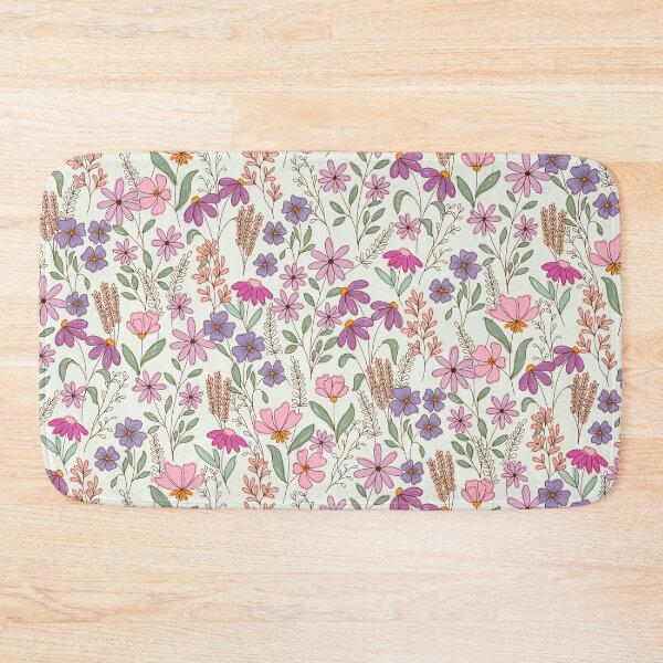 Item preview, Wildflower Field Notes in Pressed Petals Pink Purple Floral Pattern designed and sold by melanie4816.
